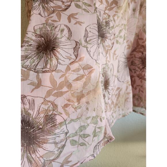 Y2k Hillard & Hanson Women's Plus Floral Skirt 14 - Picture 3 of 8